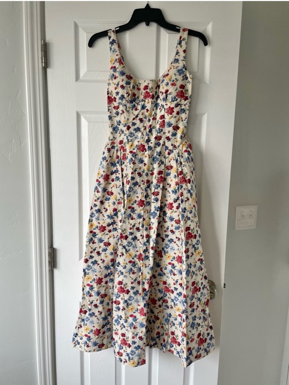 New Abercrombie & fitch Dylan bra free midi dress floral - Picture 8 of 8